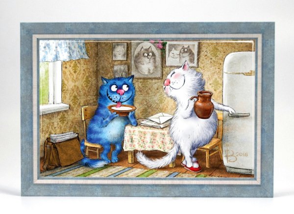 Художник Рина Зенюк коты