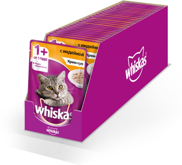85г корм для кошек Whiskas мини-филе с говядиной
