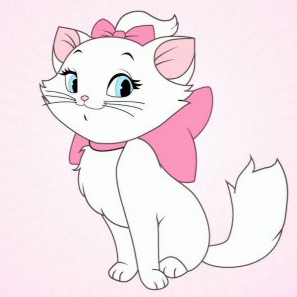 Кошка раскраска для детей