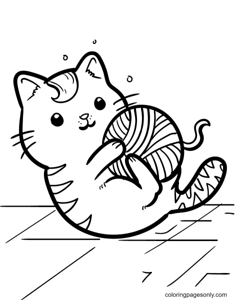 Раскраска. Котики