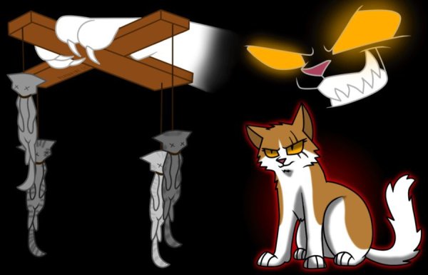 Коты Воители Бич и Кленовница любовь