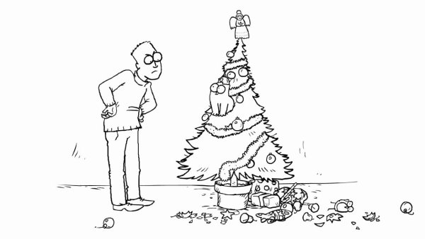 Кот Саймон и елка