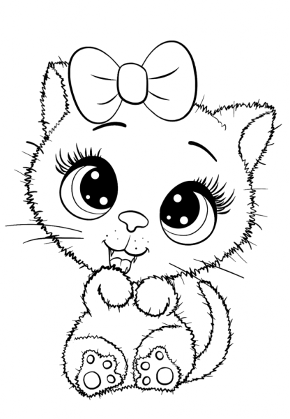 Кошечка рисунок