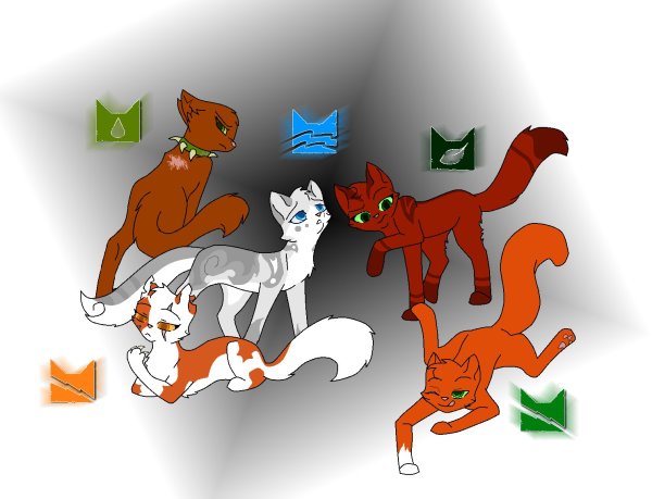 Коты Воители лайн группа