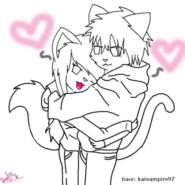 Лайны люди и кот