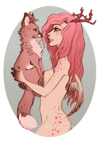 Фавн и лиса Fukari