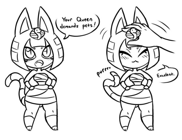 Энимал Кроссинг Ankha