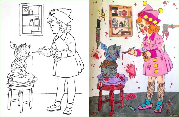 Рисунки детские и взрослые