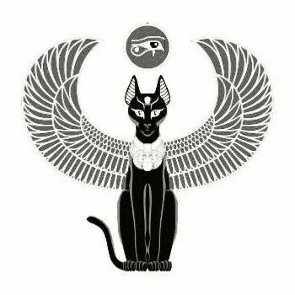Египетская кошка раскраска