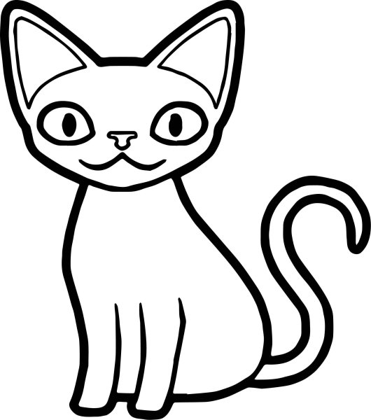 Раскраска кот