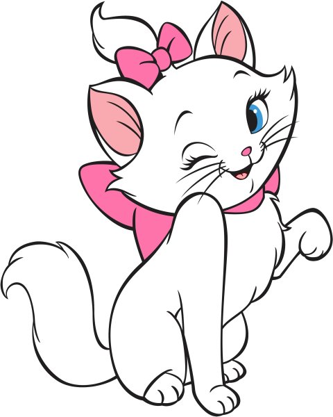 Кошки. Раскраска
