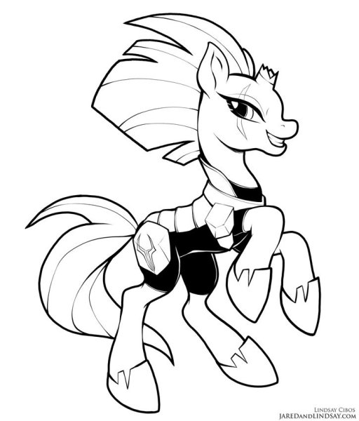 My little Pony буря раскраска