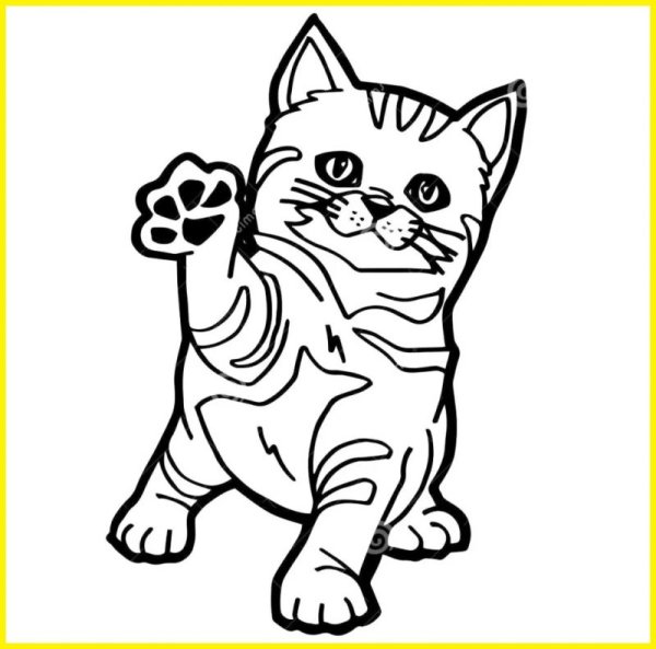 Раскраска британский кот
