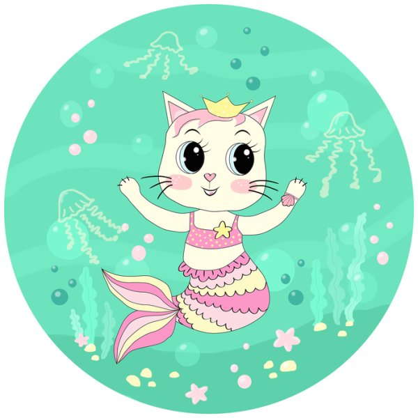 Кошечка Русалка