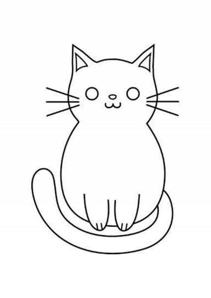 Кот рисунок