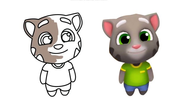 Talking Tom Heroes раскраска