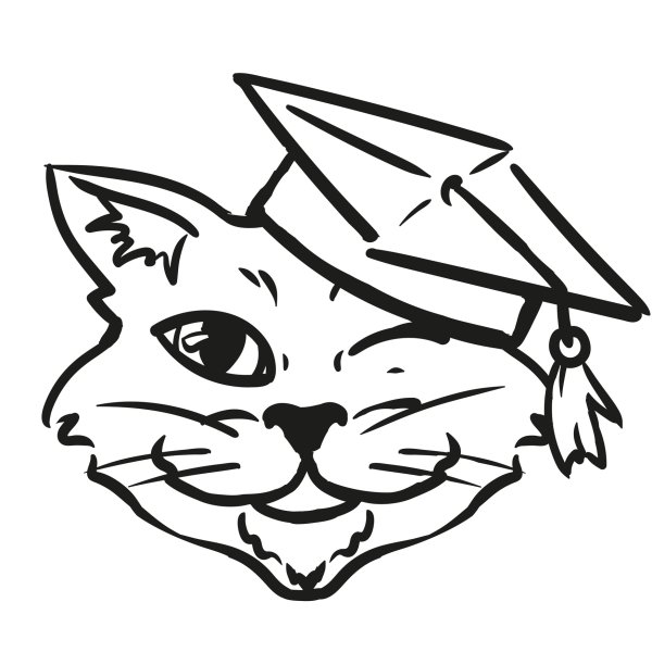 Кот ученый контур