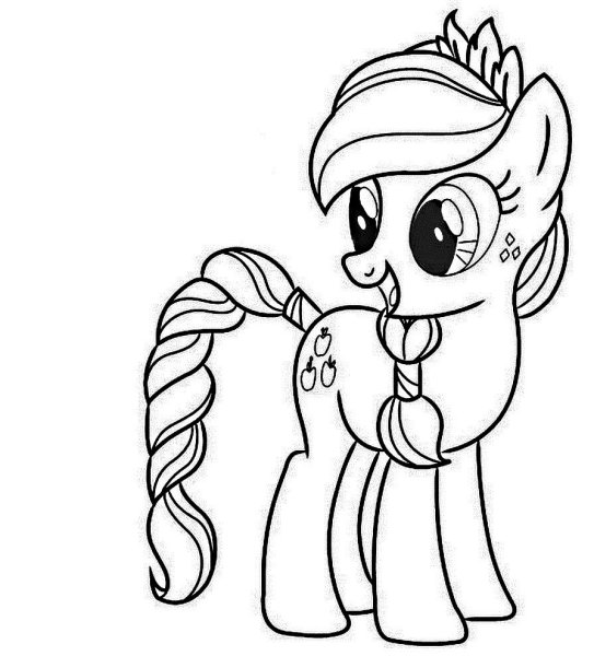 My little Pony раскраска