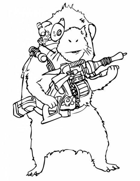Раскраски кот военный (42 фото)