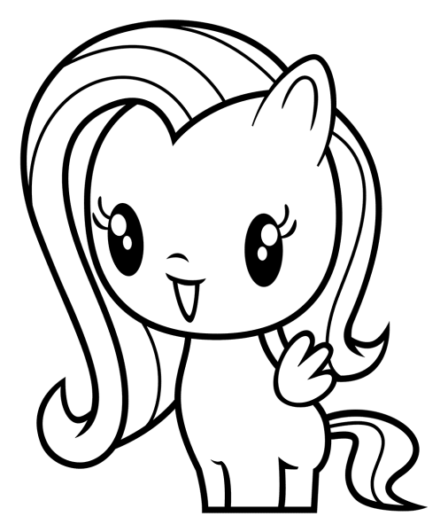 My little Pony раскраска