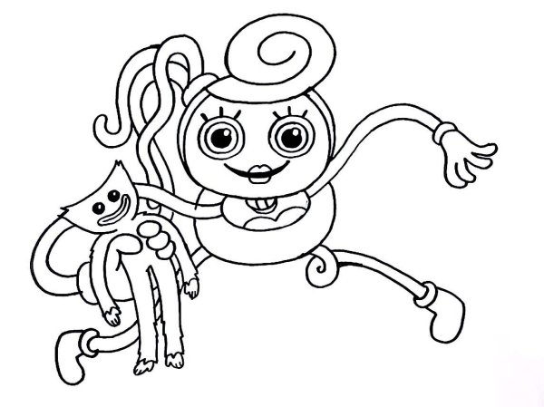 Раскраски из Poppy Playtime