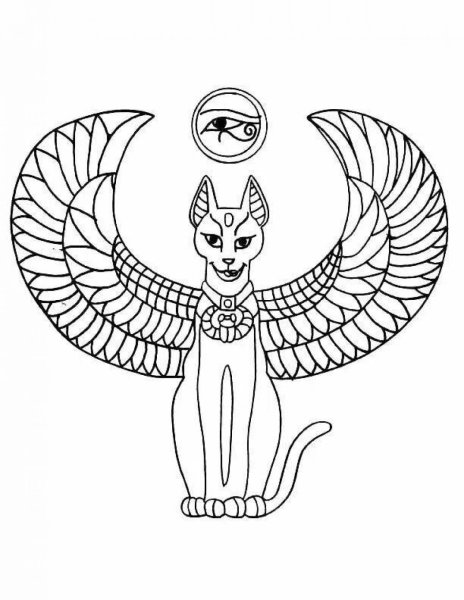 Кошка Бастет символ Египта