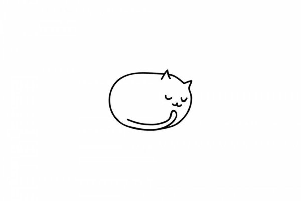 Кот эскиз Минимализм