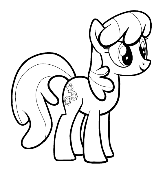 My little Pony Даймонд тиара раскраска