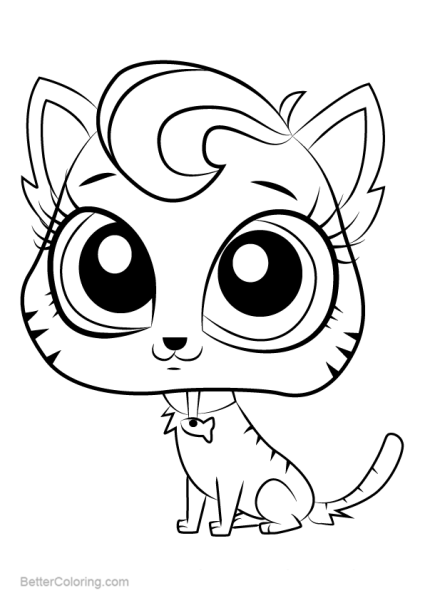 Раскраска Littlest Pet shop