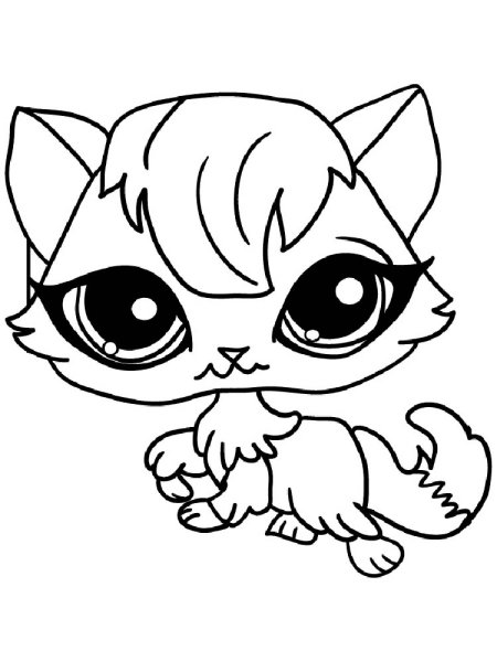 Раскраска Littlest Pet shop
