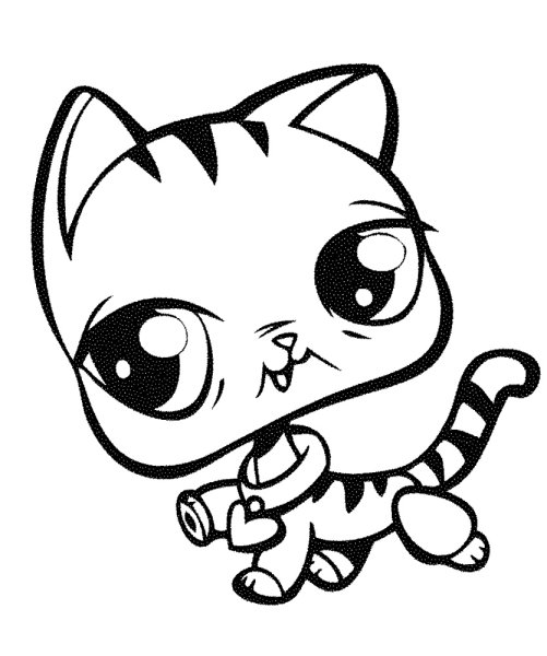 Раскраска Littlest Pet shop