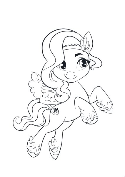 My little Pony новое поколение раскраска