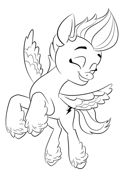 My little Pony новое поколение раскраска