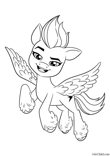 My little Pony новое поколение раскраска