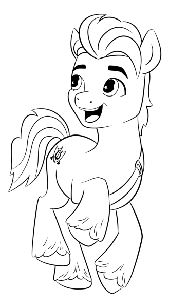 My little Pony New Generation раскраска
