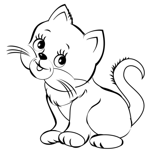 Котенок рисунок