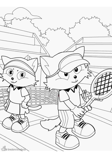 Mario Tennis раскраска