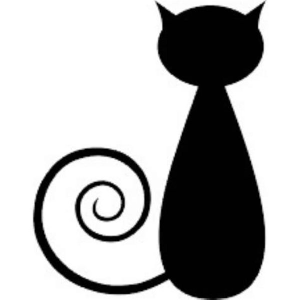 Трафарет кошечки