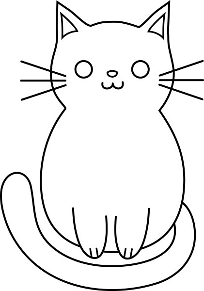Кот контур