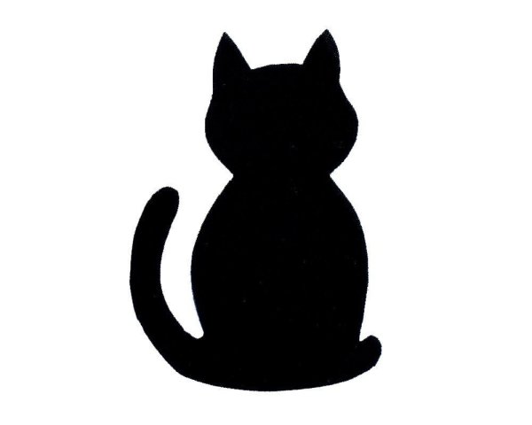 Трафарет кошки