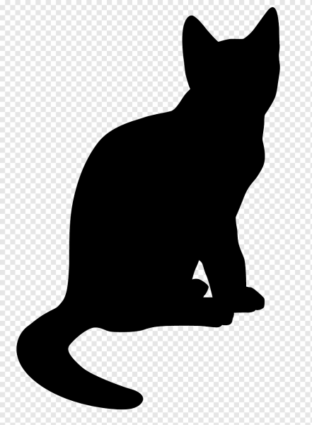 Силуэт кота