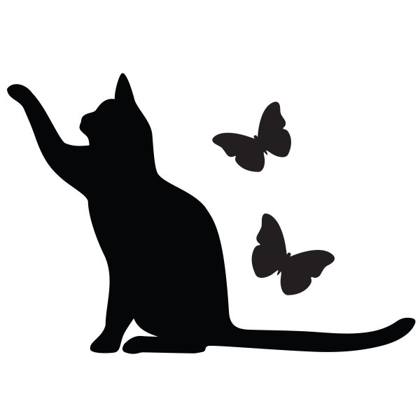 Силуэт кота