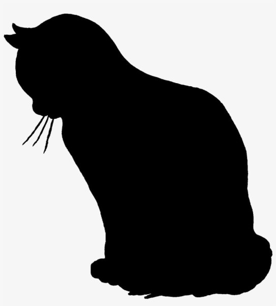 Силуэт кошки