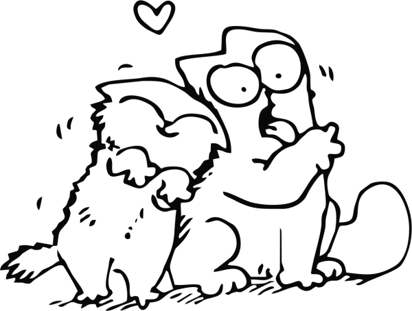 Кот Саймон любовь