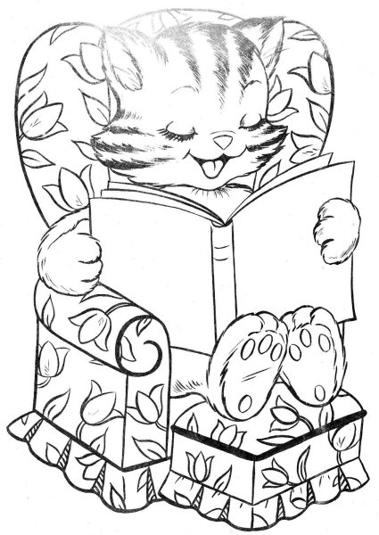 Котики. Книжка-раскраска