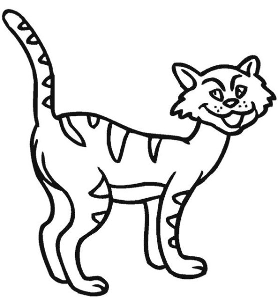 Кот ворюга раскраска