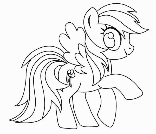 My little Pony трафарет