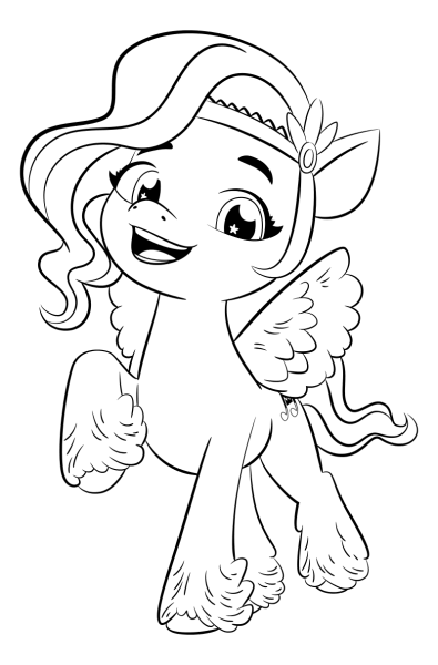 Раскраска my little Pony Санни