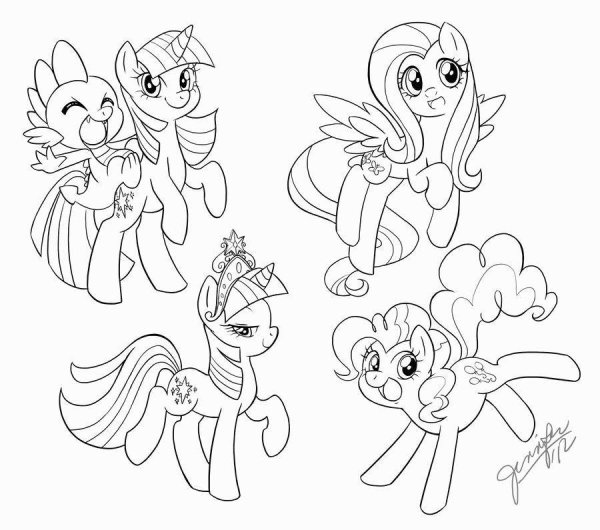 Раскраска my little Pony Санни