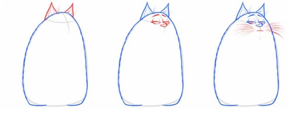 Нарисовать кошку Хлою